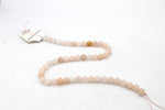 Peach Aventurine Smooth, 16 inches strand