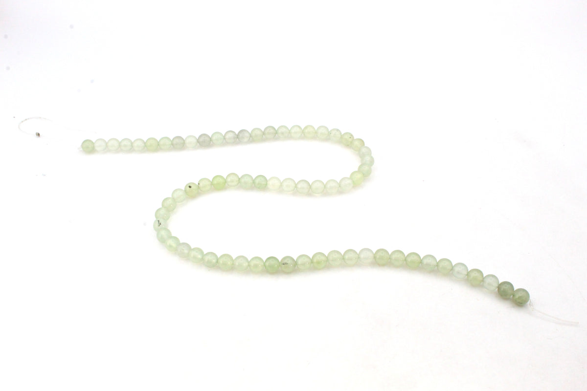 New Jade Round Smooth Gemstone Beads 16'' Strand