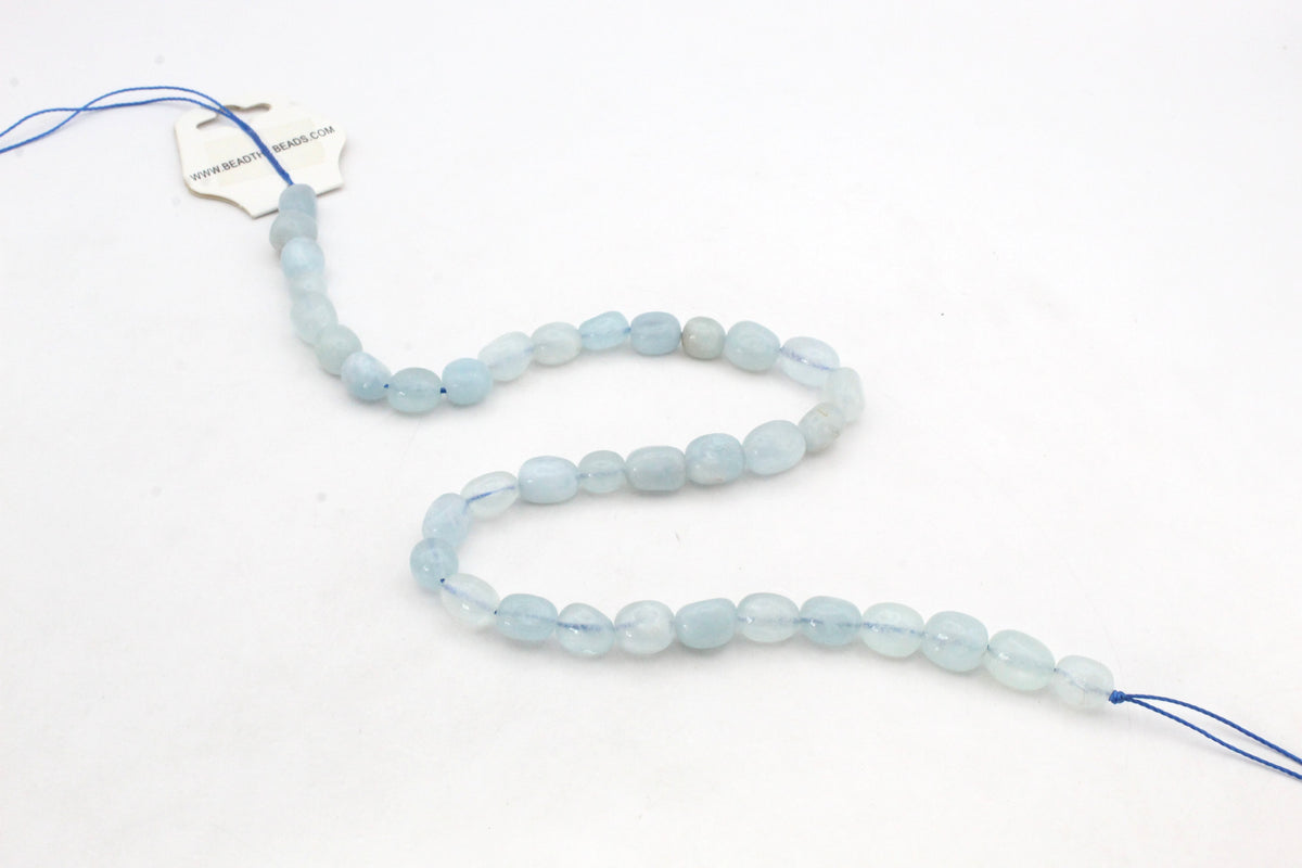 AquamarineNugget 17 - 12 mm Gemstone Beads