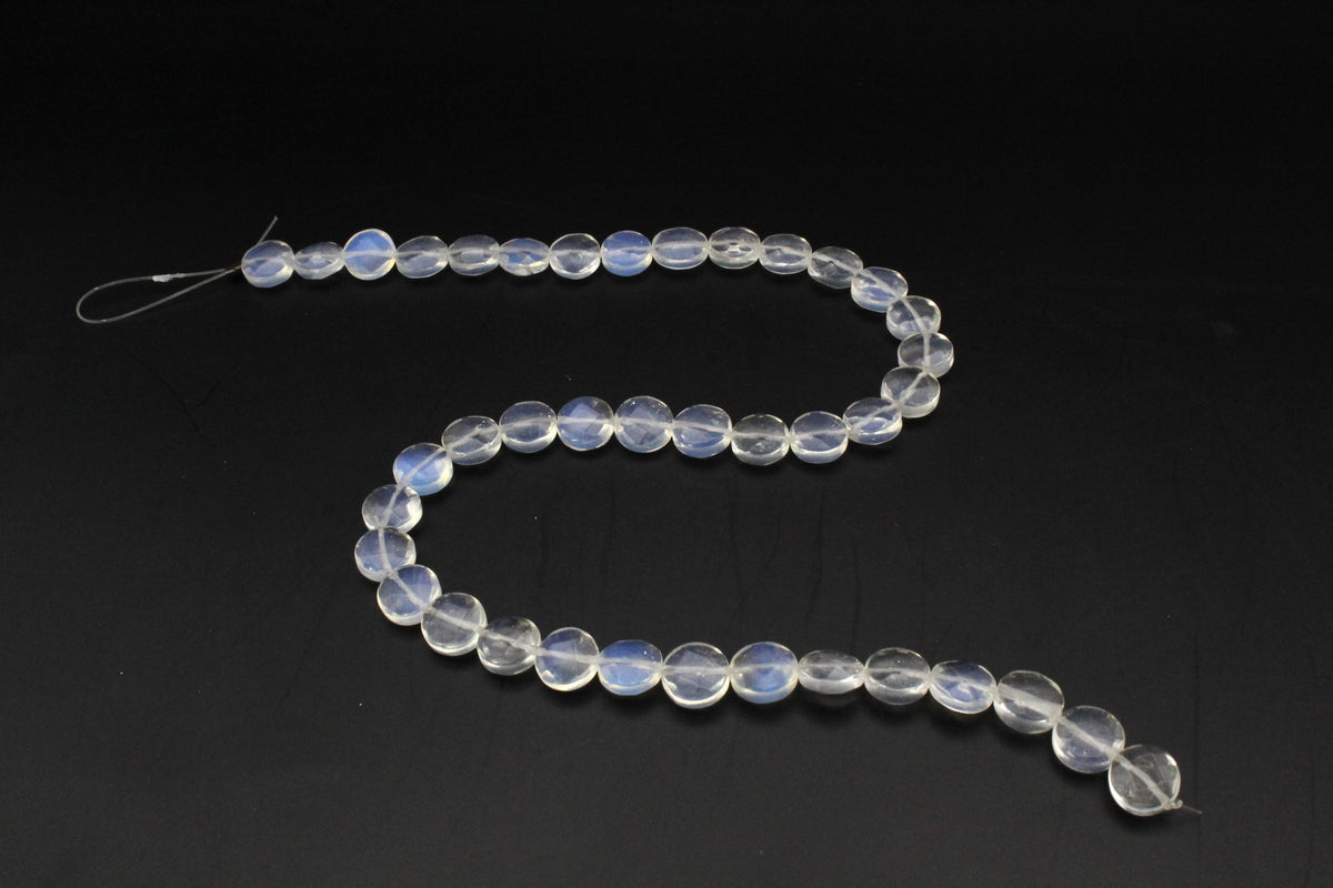 Oplaite Coin Faceted 10 mm Gemstone Beads