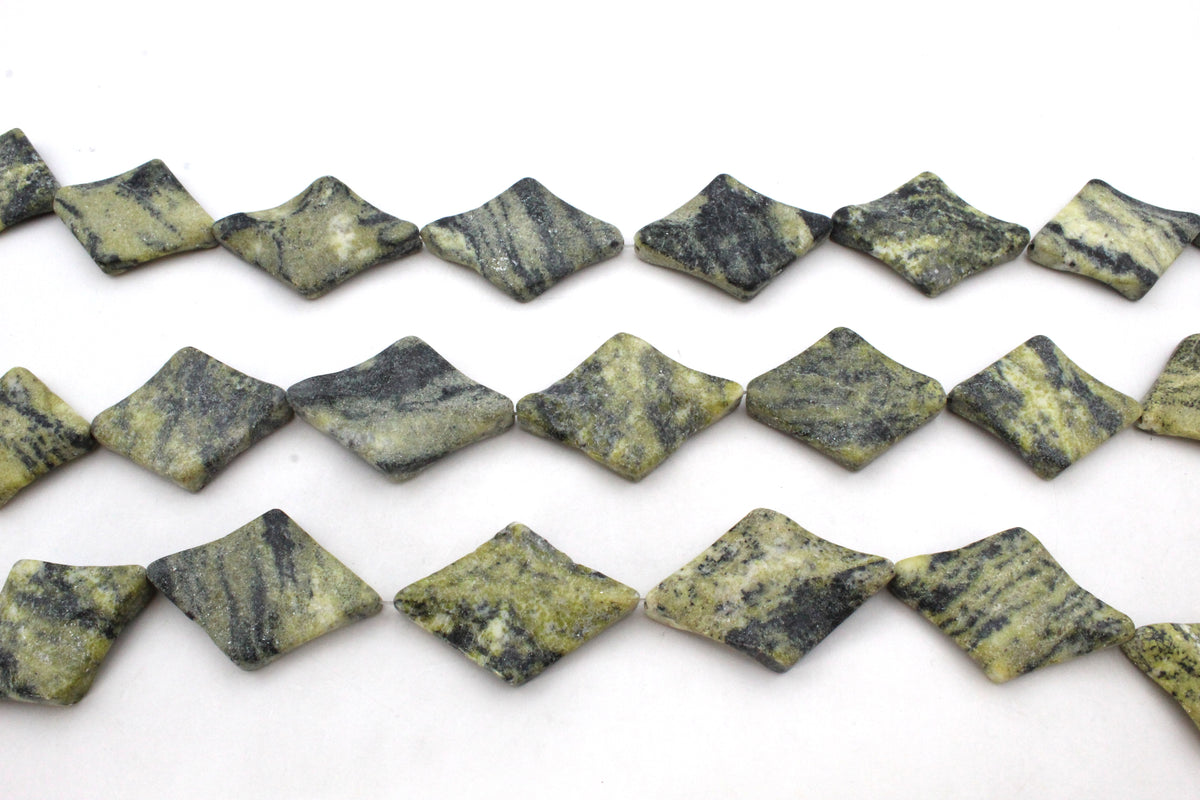 Yellow Turquoise Wave Kite 32 x 42 mm Gemstone Beads