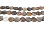 Rutilated Quartz Coin 16 mm Gemstone Beads