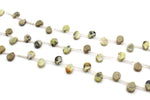 Feldpath Graphic Drop8 x 10 mm Gemstone Beads