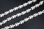 White Howlite People Woman 16 x 23 mm Gemstone Beads
