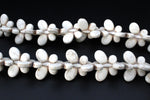 White Howlite Butterfly 25 x 35 mm Gemstone Beads