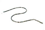Moss Agate Bamboo 3 x 5 mm Gemstone Beads