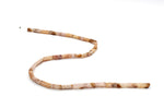Moon Stone Peach Rectangle 4 x 13 mm Gemstone Beads