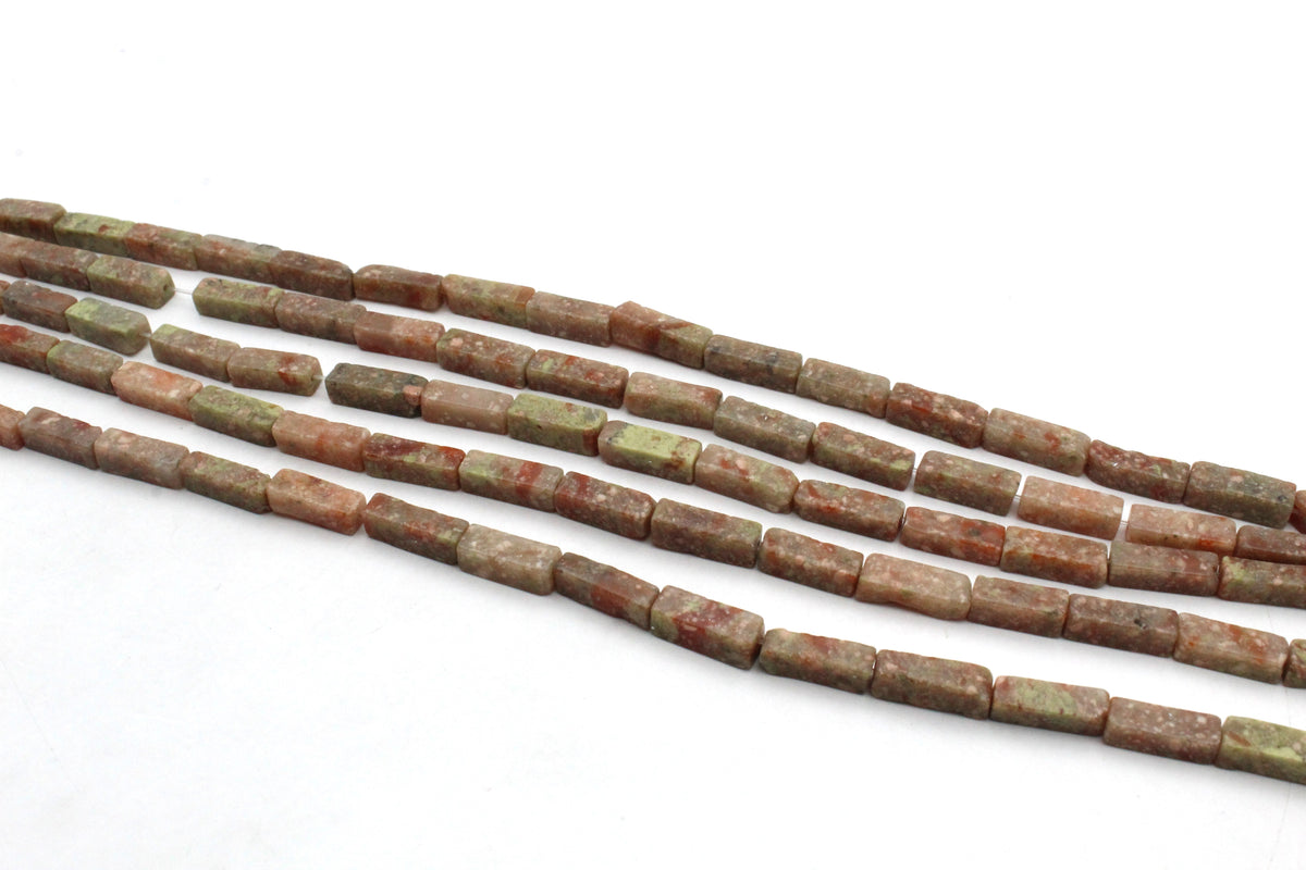 Autumn Jasper Rectangle 4 x 13 mm Gemstone Beads