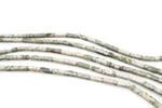 Peace Jade Rectangle 4 x 13 mm Gemstone Beads
