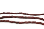 Breciated Jasper Rectangle 4 x 8 mm Gemstone Beads