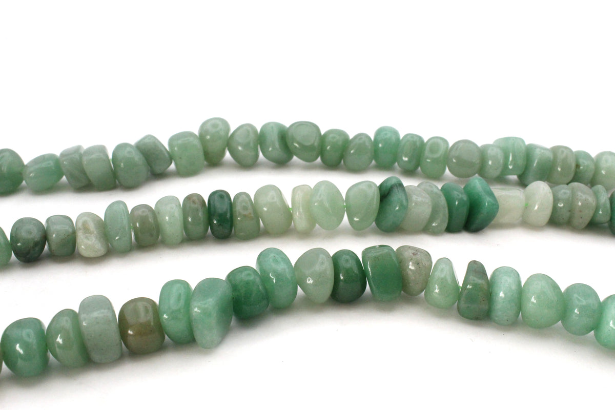 Green Aventurine Chips Gemstone Beads