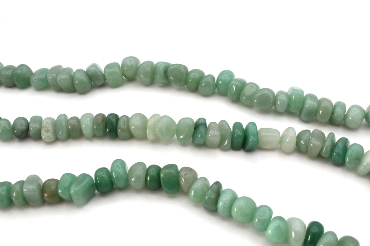 Green Aventurine Chips Gemstone Beads