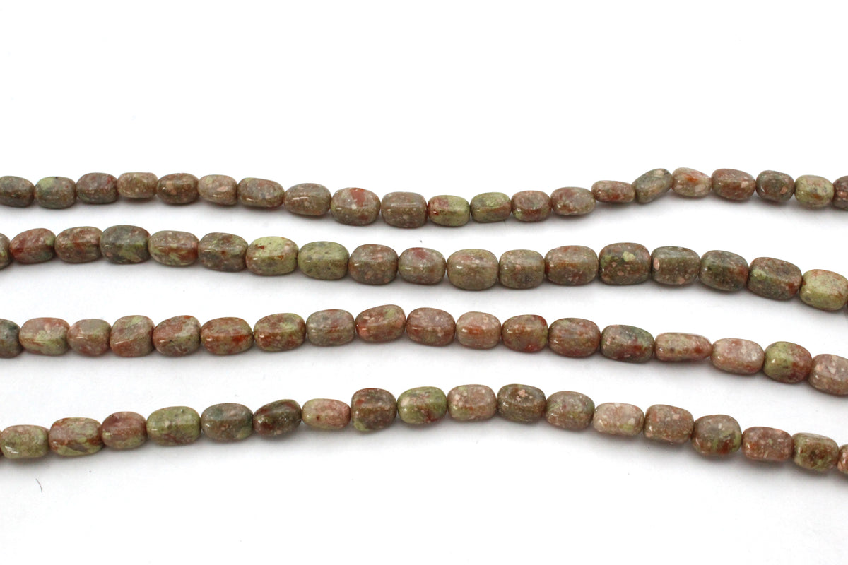 Autumn Jasper Nugget 7 x 12 mm Gemstone Beads