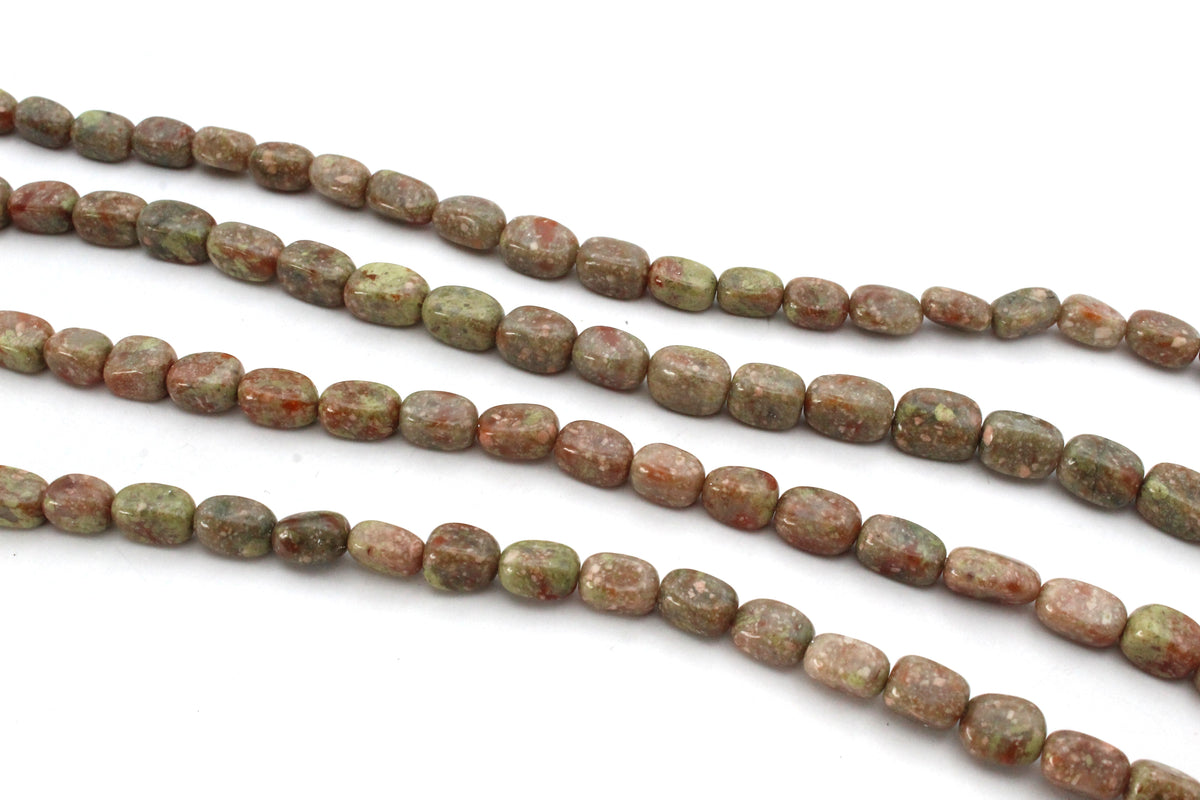 Autumn Jasper Nugget 7 x 12 mm Gemstone Beads