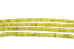 Olive Jade Heisi Pipe 4 x 2 mm Gemstone Beads