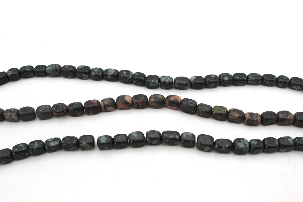 Snowflake Obsidian Nuggets 7 x 11 mm Gemstone Beads