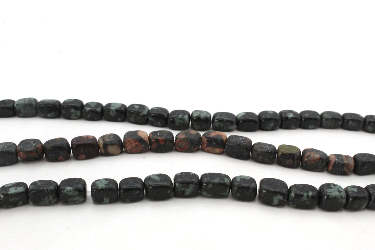 Snowflake Obsidian Nuggets 7 x 11 mm Gemstone Beads