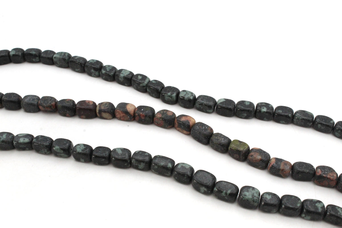 Snowflake Obsidian Nuggets 7 x 11 mm Gemstone Beads