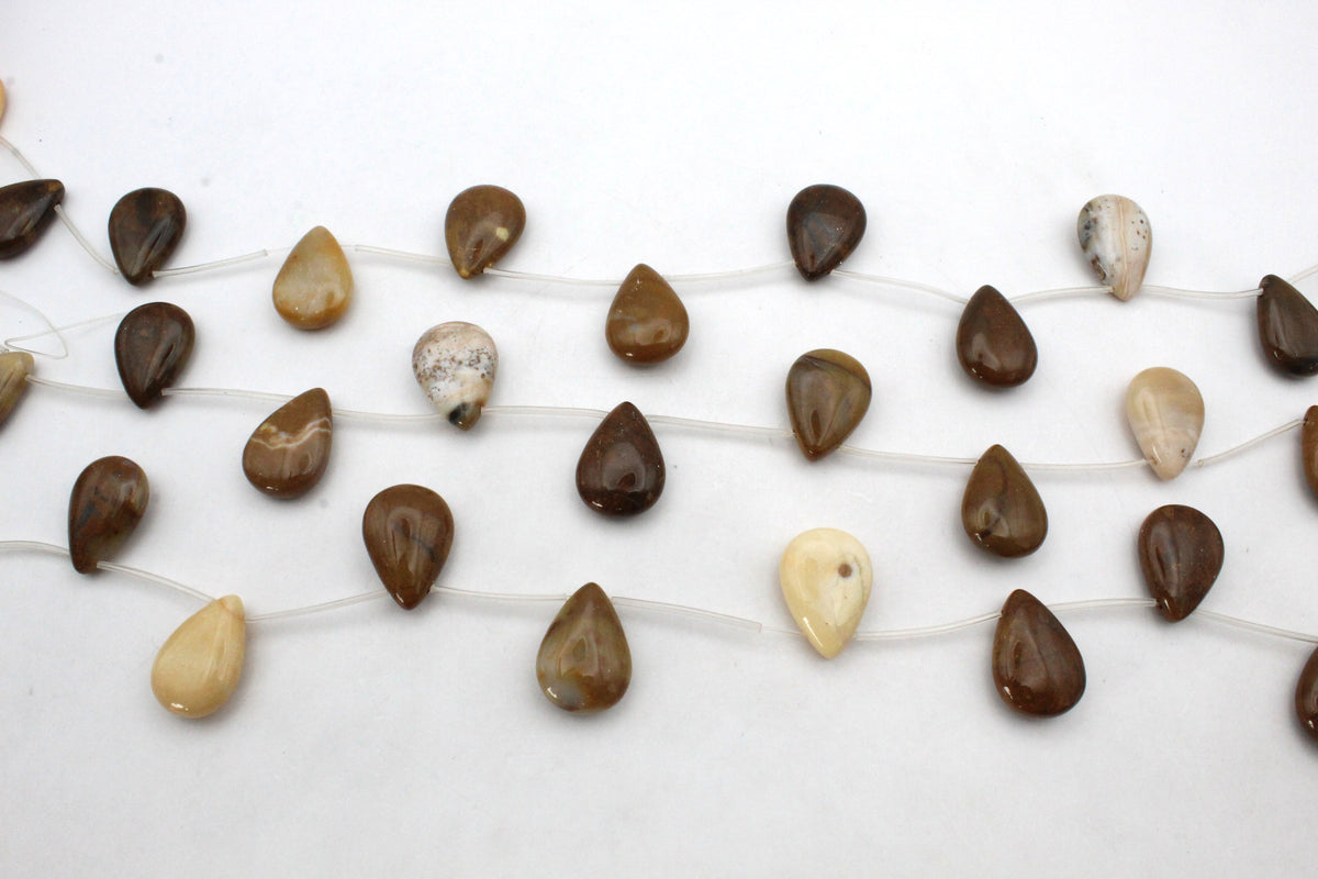 Madagascar Jasper Drop Side Hole 18 mm Gemstone Beads