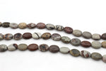 Leopard Skin Jasper Oval Flat 10 x 14 mm Gemstone Beads