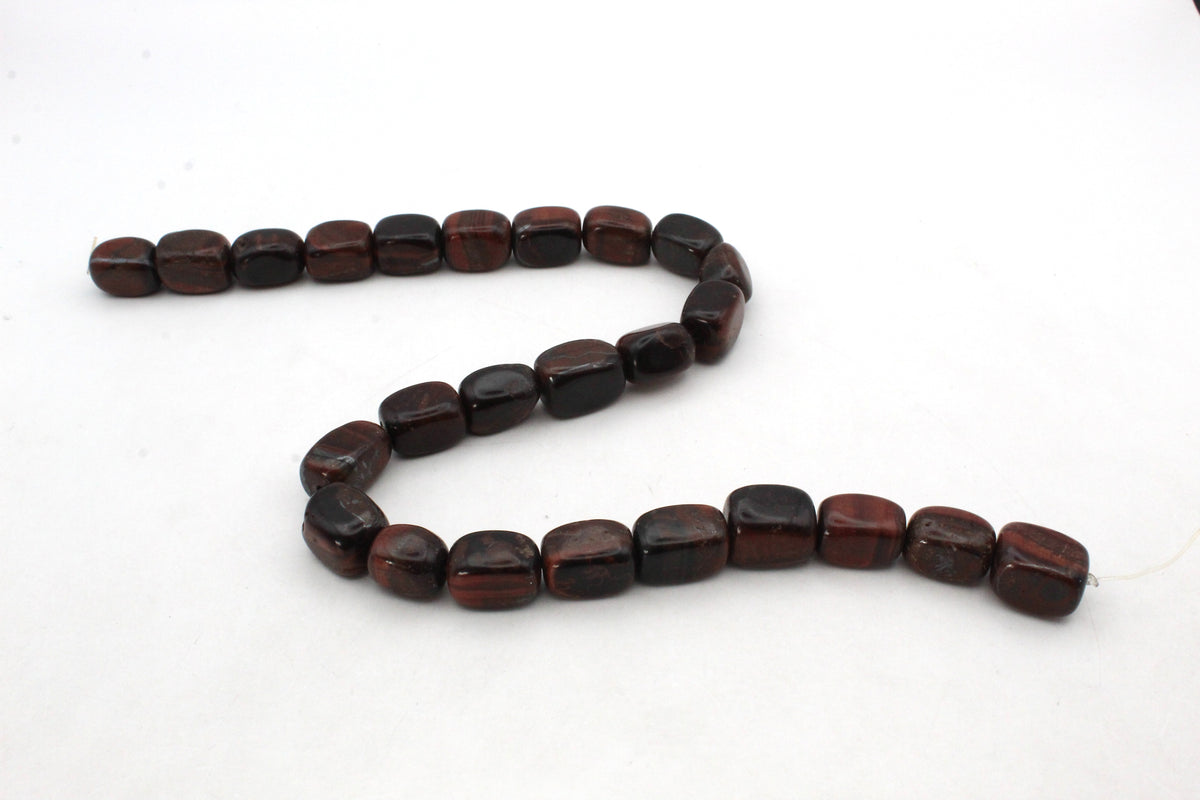 Red Tiger Eye Nuggets Assoerted Size Medium Gemstone Beads