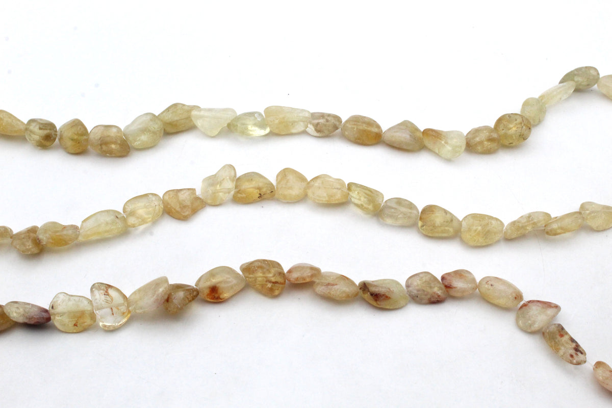 Citrine Nuggets Gemstone Beads 16" Strand