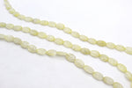 Craked Crystal Oval Flat 10 x 13 mm Gemstone Beads 16" Strand