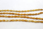 Yellow Jade Oval Tube 6 x 12 mm Gemstone Beads 16" Strand