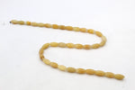 Yellow Jade Oval Tube 6 x 12 mm Gemstone Beads 16" Strand