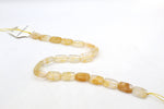 Citrine Square Flat 15 x 20 mm Gemstone Bead 16" Strand