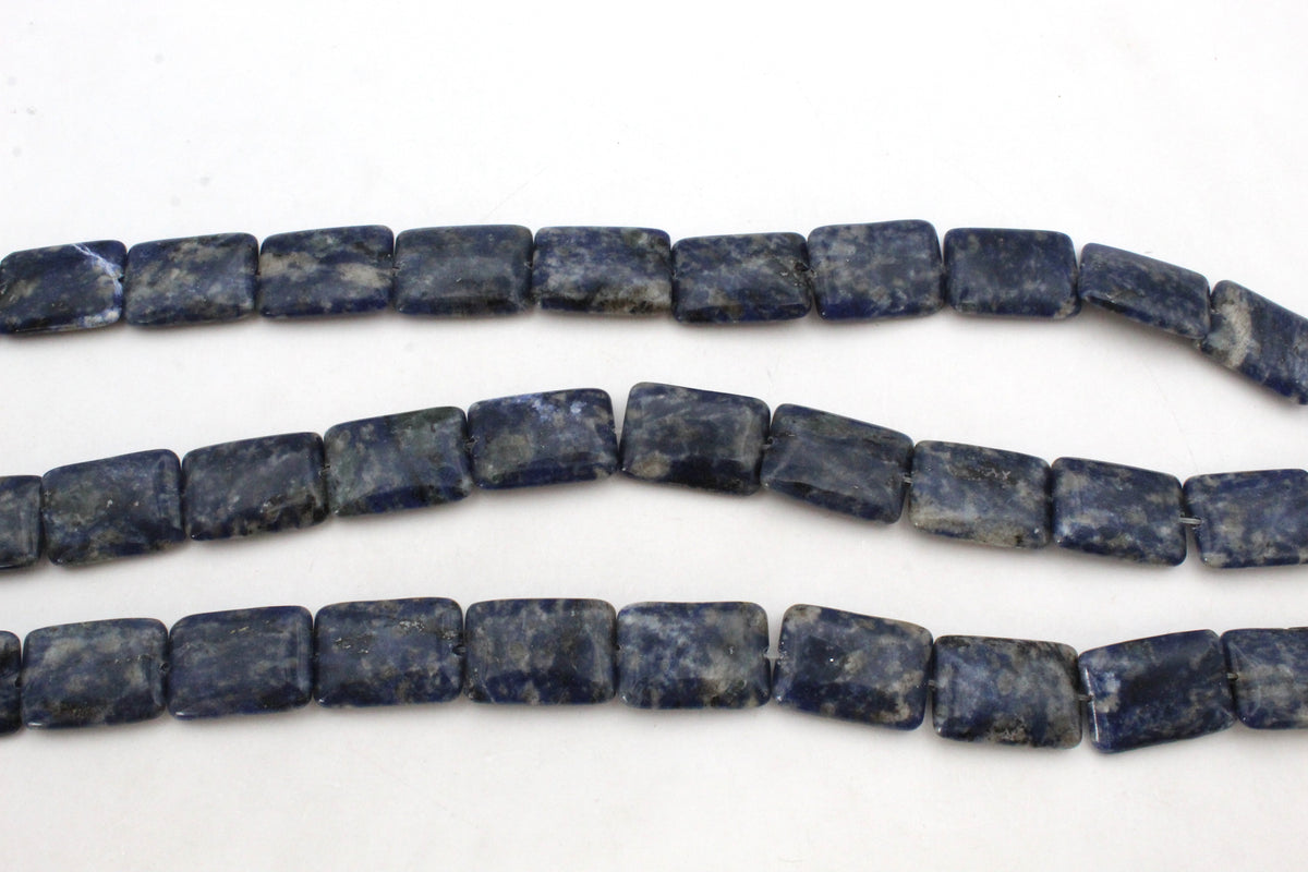 Sodalite Square Flat 18 x 25 mm Gemstone Beads 16" Strand