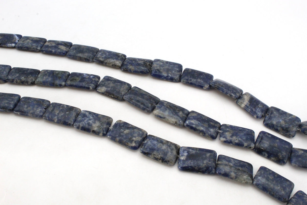 Sodalite Square Flat 18 x 25 mm Gemstone Beads 16" Strand