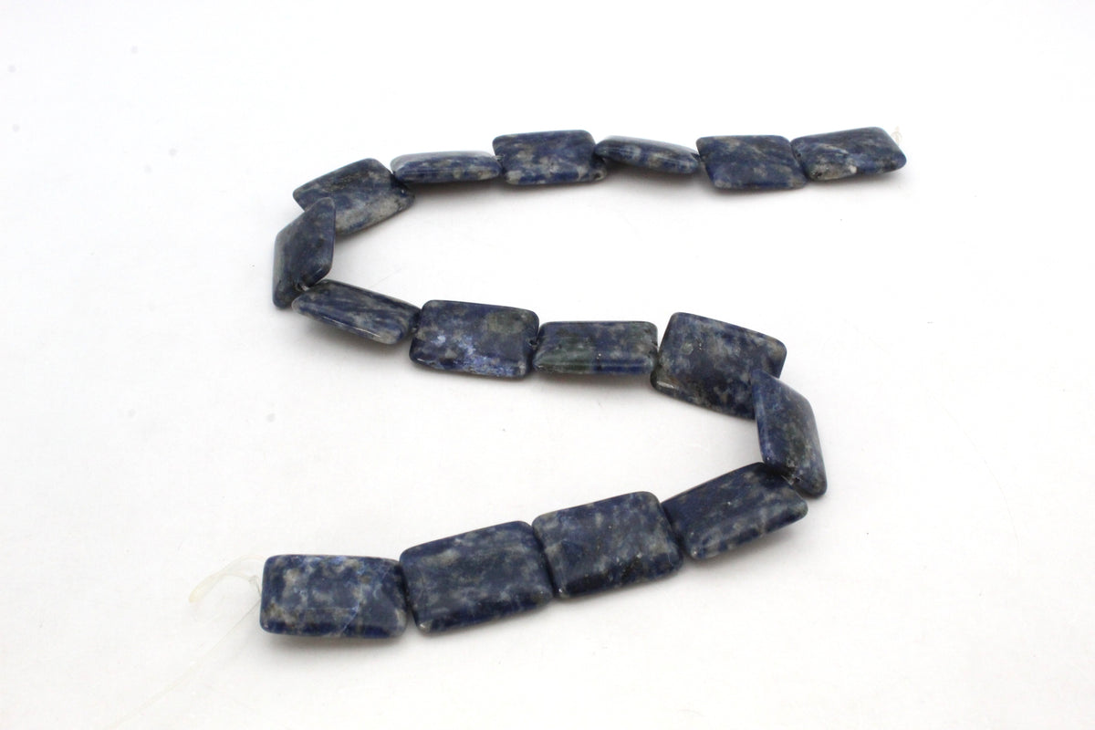Sodalite Square Flat 18 x 25 mm Gemstone Beads 16" Strand