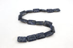 Sodalite Square Flat 18 x 25 mm Gemstone Beads 16" Strand