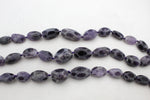 Amethyst Rough Faceted Gemstone Beads 16" Strand