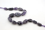 Amethyst Rough Faceted Gemstone Beads 16" Strand