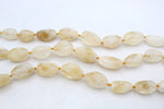 Citrine Rough Faceted Gemstone Beads 16" Strand