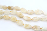 Citrine Rough Faceted Gemstone Beads 16" Strand