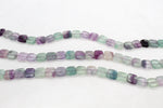 Flourite Square Flat 12 x 12 mm Gemstone Beads 16" Strand