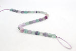 Flourite Square Flat 12 x 12 mm Gemstone Beads 16" Strand
