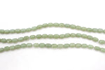 Green Aventurine Barrel Faceted Gemstone Beads 16" Strand