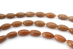 Red Aventurine Oval 15 x 31 mm Gemstone Beads 16" Strand