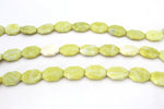 Lime Jasper Hexagonal 18 x 24 mm Gemstone Beads 16" Strand