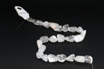 Crystal Quartz Irregular Medium Gemstone Beads 16" Strand