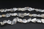 Crystal Quartz Irregular Medium Gemstone Beads 16" Strand