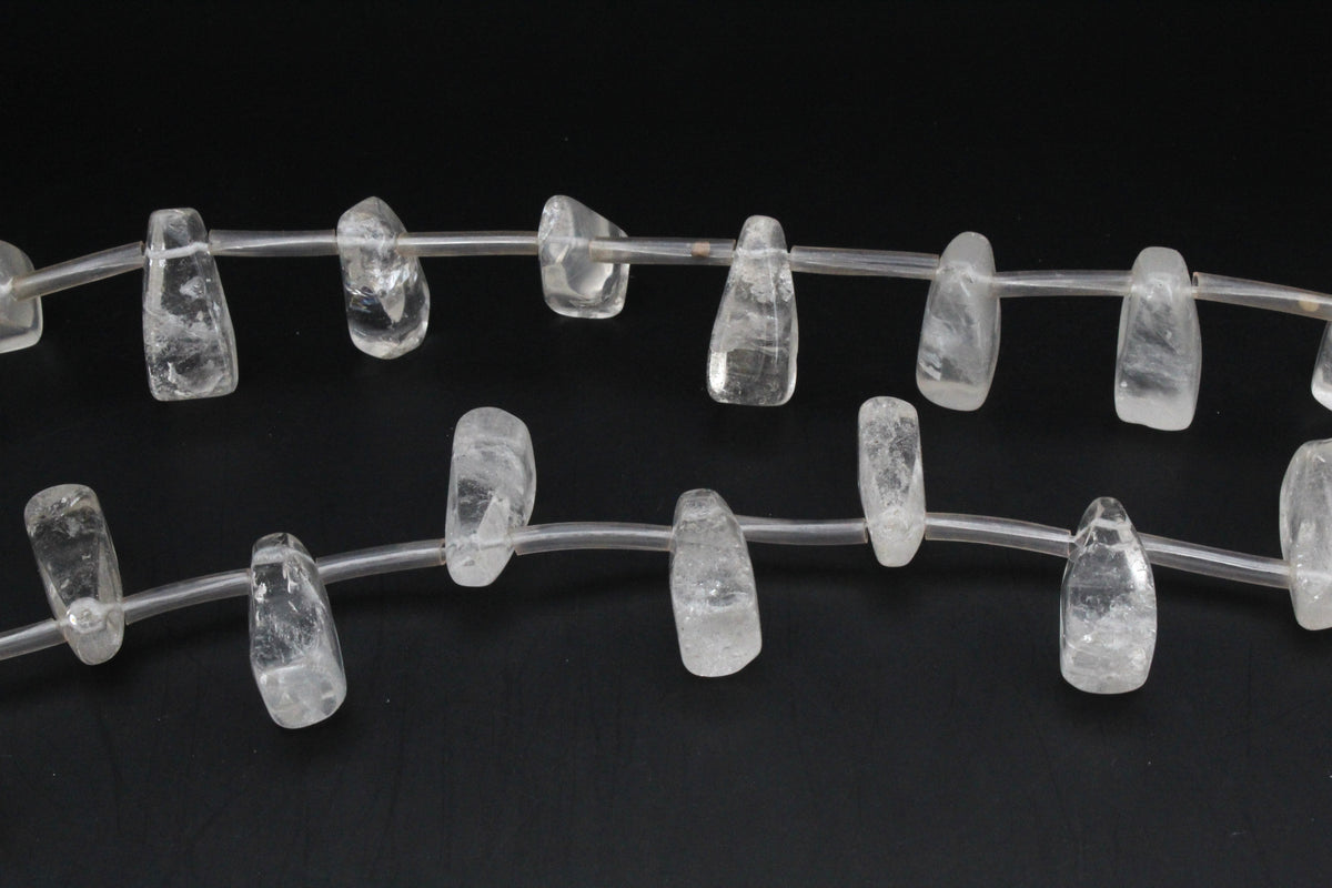 Crystal Irregular Side Hole Big Gemstone Beads