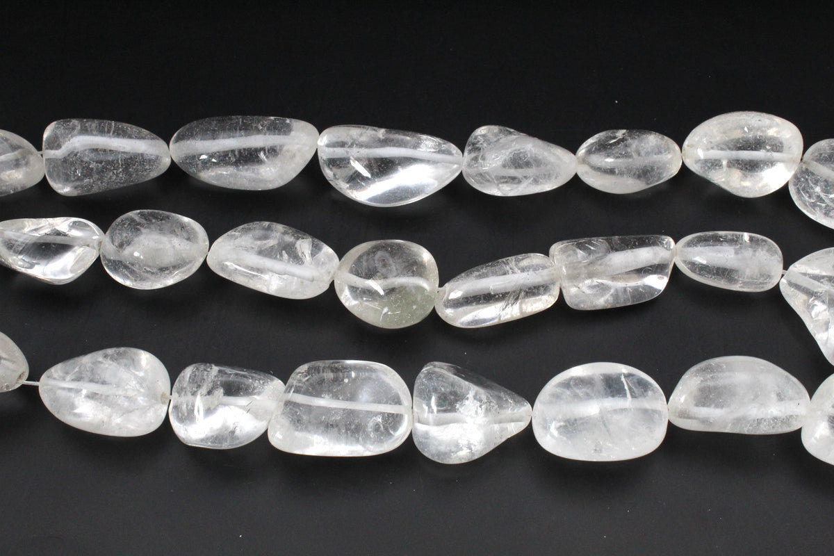 Crystal Irregular Nugget Gemstone Beads 16" Strand