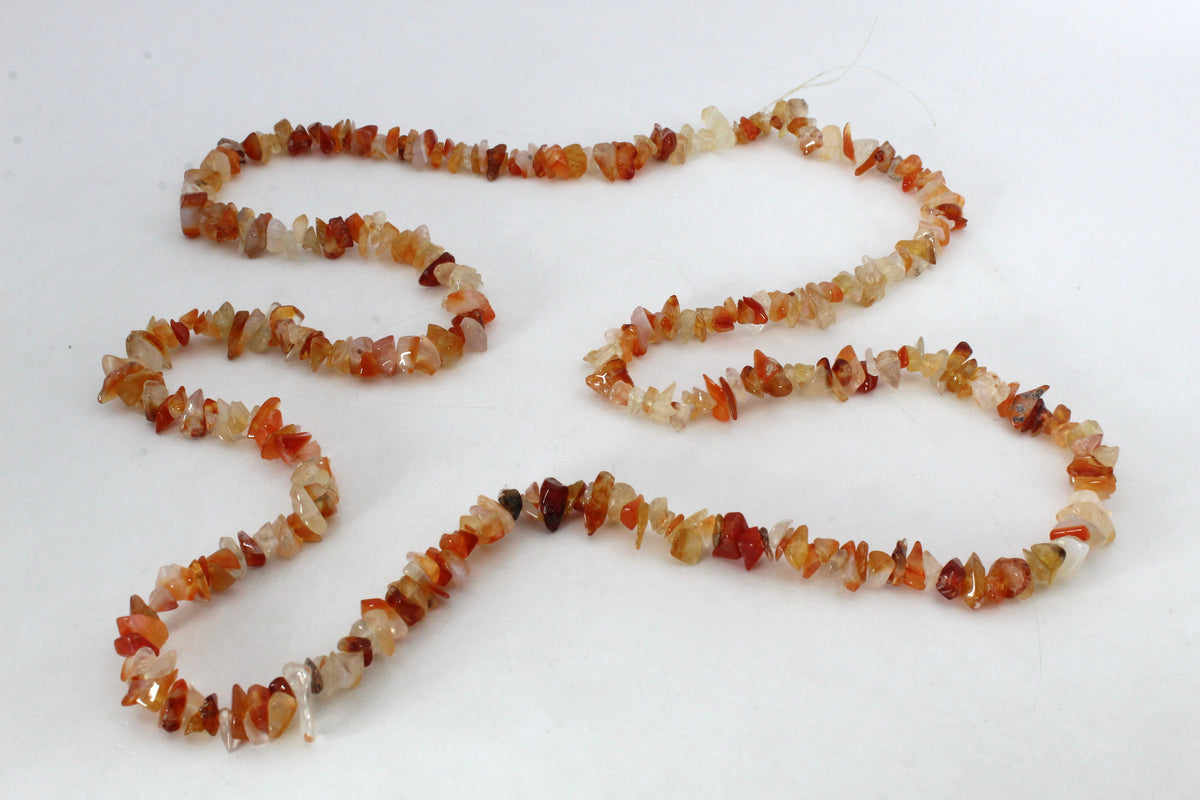 Cornelian Chips Gemstone Beads
