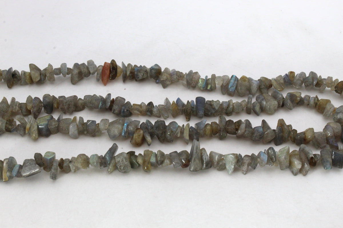 Labradorite Chips Gemstone Beads