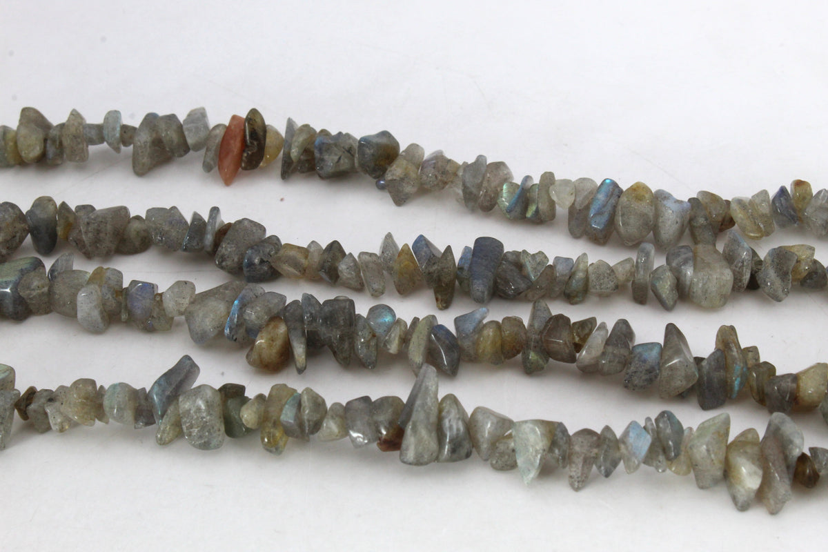 Labradorite Chips Gemstone Beads